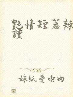 艳情短篇辣文阅读