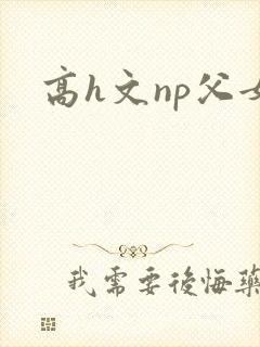 高h文np父女封面