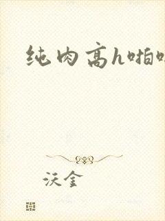 纯肉高h啪啪文封面