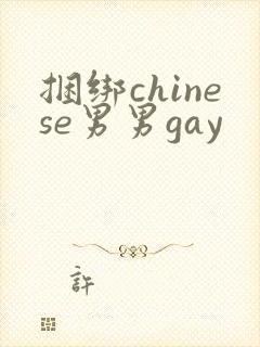 捆绑chinese男男gay