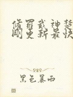 修罗武神楚枫刚刚更新最快章节