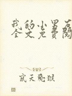 我的小男友小说全文免费阅读