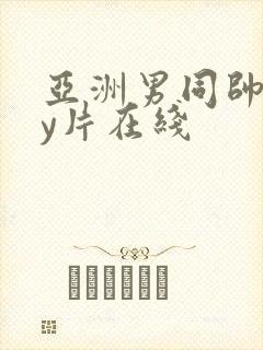 亚洲男同帅gay片在线