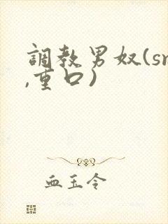 调教男奴(sm,重口)封面