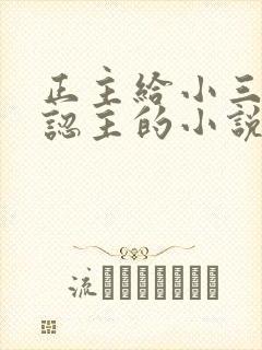 正主给小三磕头认主的小说