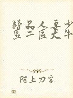 精品人妻少妇一区二区大牛影视