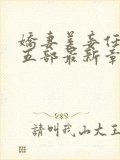 娇妻美妾任君第五部最新章节小说