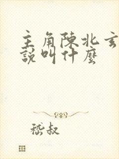 主角陈北玄的小说叫什么