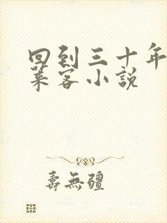 回到三十年前蓬莱客小说