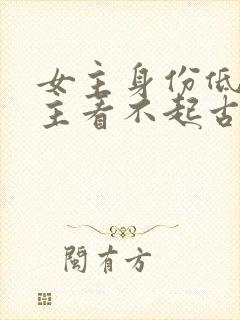 女主身份低微男主看不起古言封面