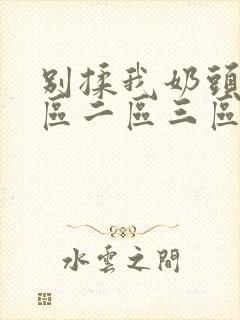 别揉我奶头嗯一区二区三区