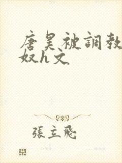 唐昊被调教成肉奴h文