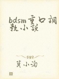 bdsm重口调教小说