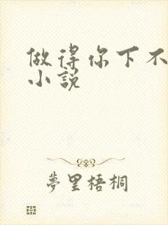 做得你下不了床小说