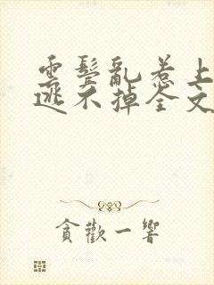 云鬓乱惹上权臣逃不掉全文阅读