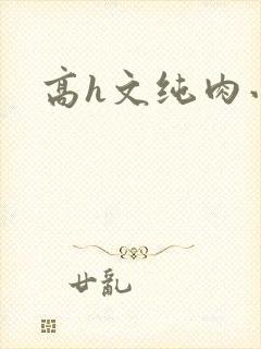 高h文纯肉小说