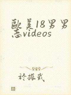 欧美18男男同志videos