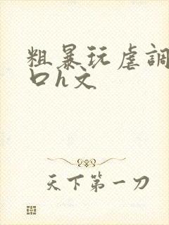 粗暴玩虐调教粗口h文