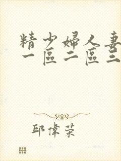 精少妇人妻av一区二区三区