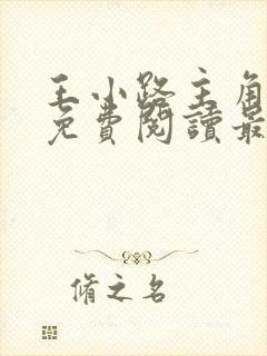 王小路主角小说免费阅读最新章节