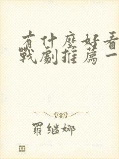 有什么好看的谍战剧推荐一下