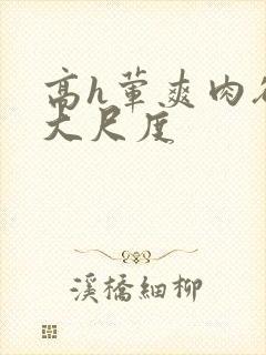 高h荤爽肉欲文大尺度