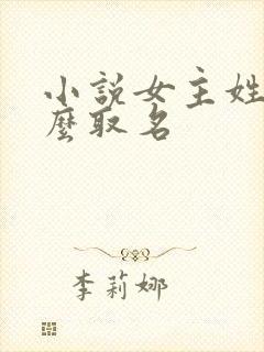 小说女主姓林怎么取名