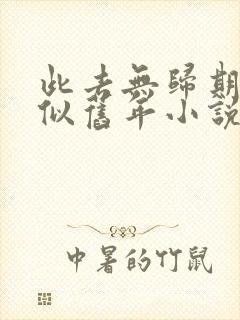 此去无归期春深似旧年小说