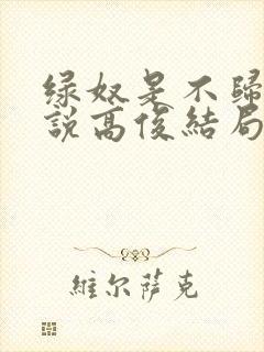 绿奴是不归路小说高俊结局