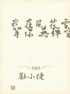 我在风花雪月里等你 无弹窗