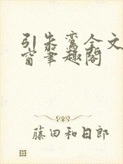 引朱鸾全文无弹窗笔趣阁