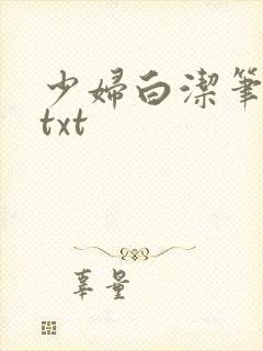 少妇白洁笔趣阁txt