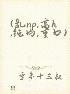 (乱np,高h,纯肉,重口)