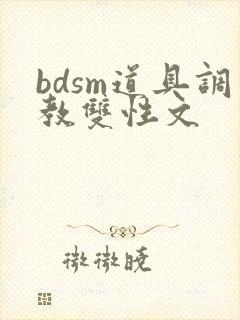 bdsm道具调教双性文