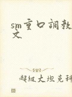 sm重口调教h文
