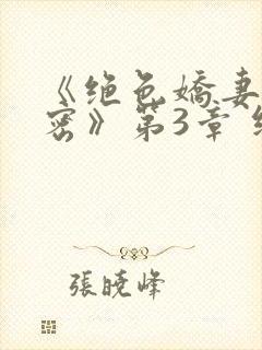 《绝色娇妻的秘密》第3章 继续读封面