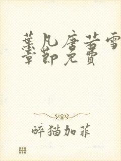 叶凡唐若雪最新章节免费