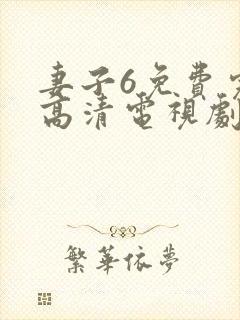 妻子6免费完整高清电视剧在线看