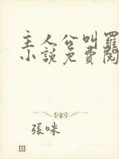 主人公叫罗铮的小说免费阅读笔趣阁