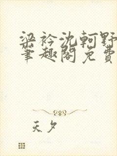 梁衿沈轲野小说笔趣阁免费