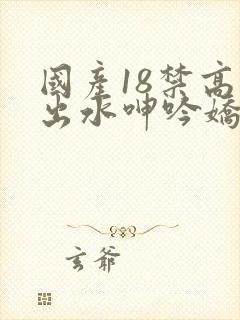 国产18禁高潮出水呻吟娇喘