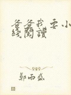 爸爸我要小说在线阅读