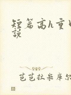 短篇高h重口小说