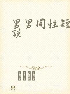 男男同性短篇小说封面