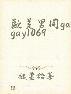 欧美男同gaygay1069