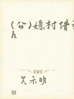 (公)媳村借种h封面