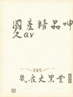 国产精品呻吟久久av