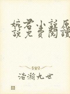 婉君小说原著小说免费阅读