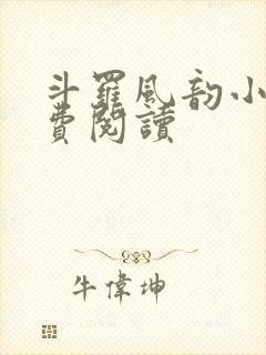 斗罗风韵小说免费阅读