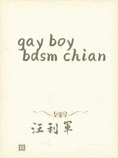 gay boy bdsm chian封面